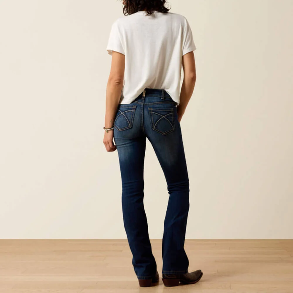 Ariat Womens Perfect Rise Rosa Boot Cut Jeans Lita - 10027713 - Image 4
