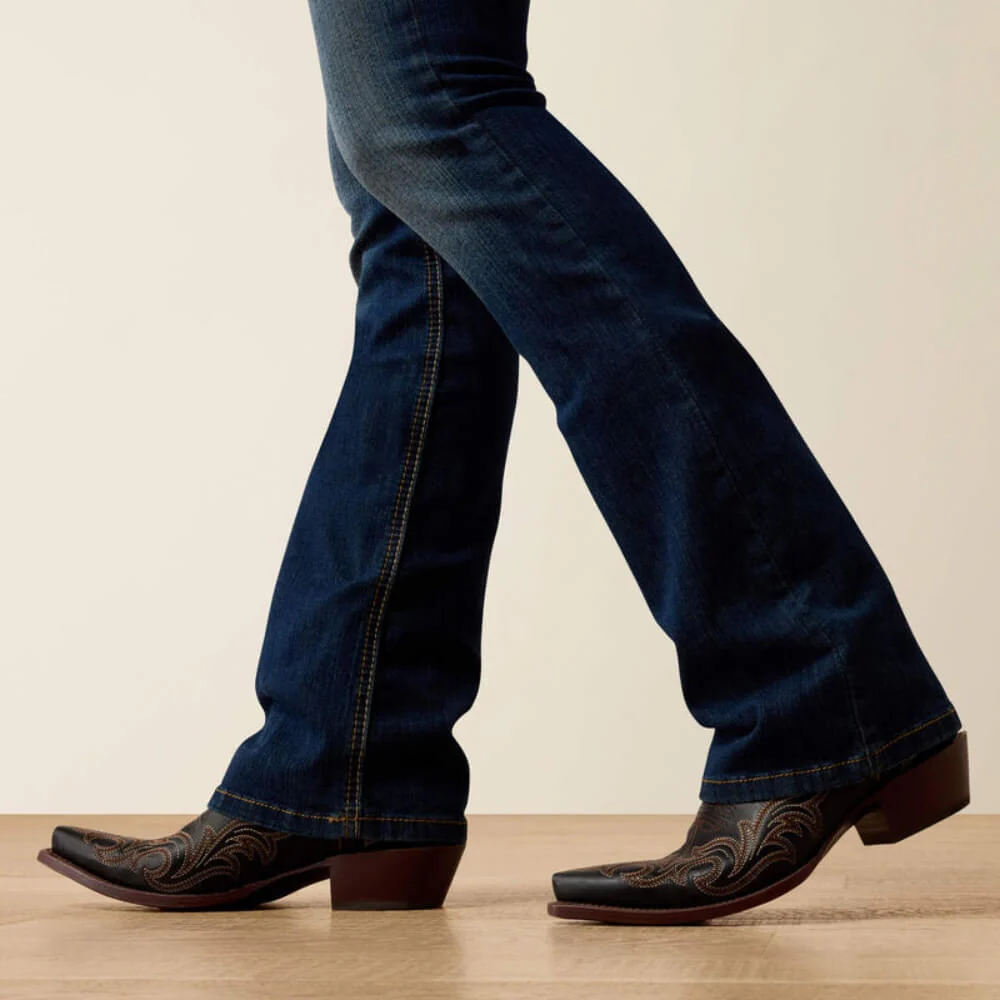 Ariat Womens Perfect Rise Rosa Boot Cut Jeans Lita - 10027713 - Image 7