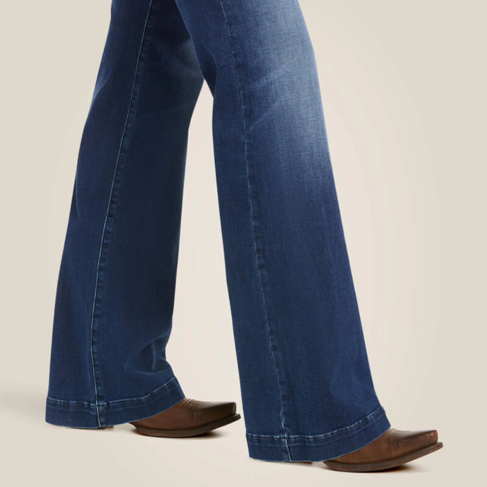 Ariat Womens Trouser Kelsea Wide Leg Jeans Joanna - 10027695 - Image 4