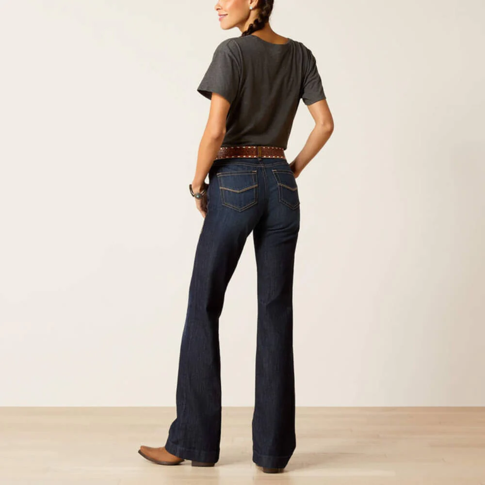 Ariat Womens Perfect Rise Ophelia Trouser Jeans - 10051700 - Image 2
