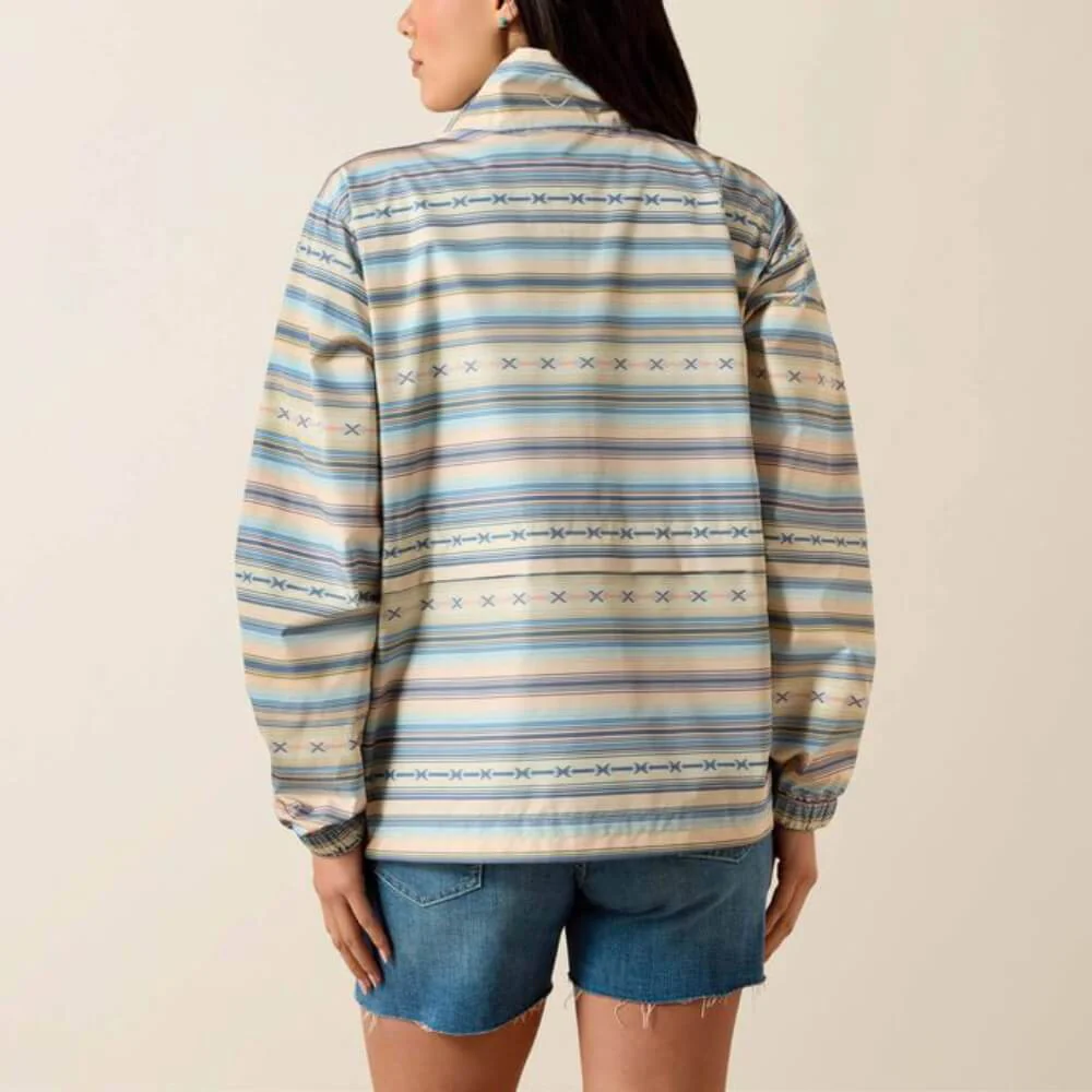 Ariat Womens Whisper Pullover Jacket Sunset Serape Stripe - 10071266 - Image 2