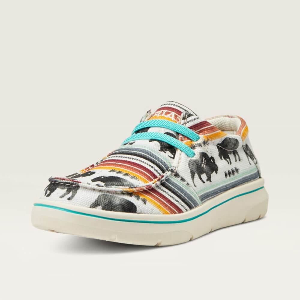 Ariat Youth Hilo Buffalo Print Shoes - 10040248 - Image 2