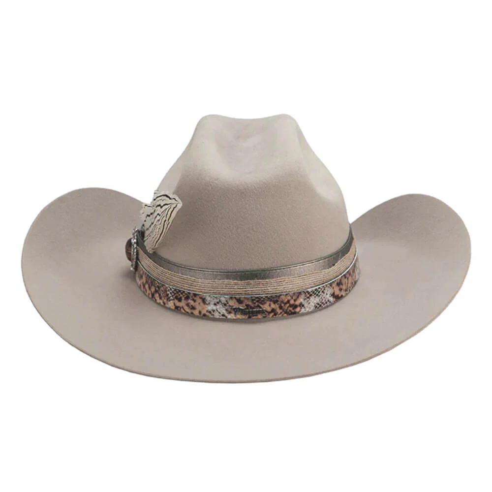 Bullhide Mens 8X Good Stories Felt Hat Buckskin - 0857BCGOODSTORIES - Image 3