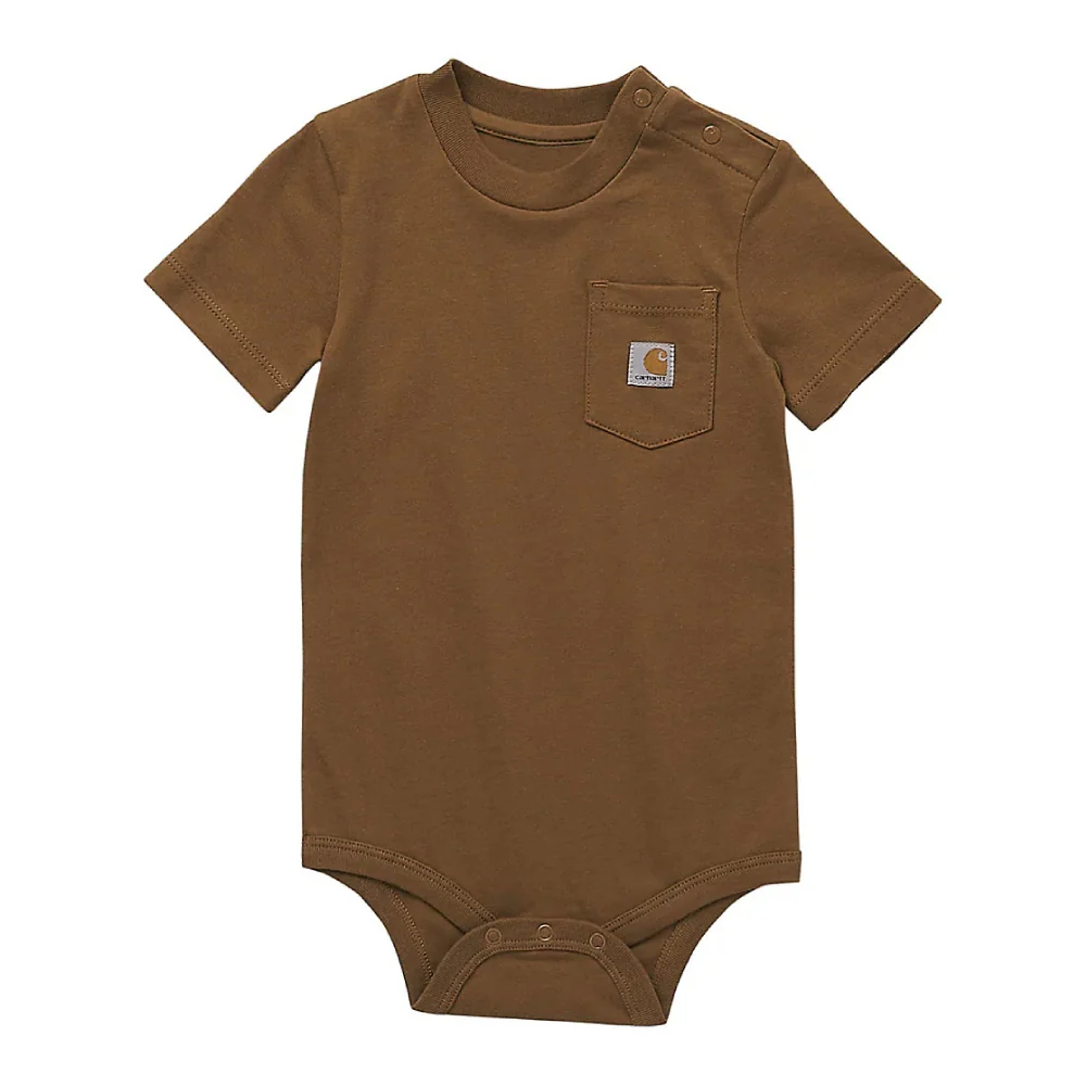 Carhartt Infant Boys Pocket Onesie Brown - CA5004-D15