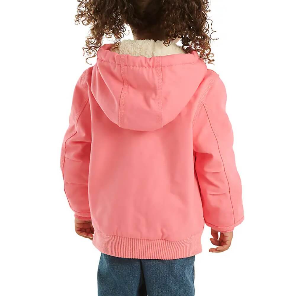 Carhartt Girls Pink Canvas Active Jacket (Sizes: 6M - 4T) - CP9566-P391 - Image 4