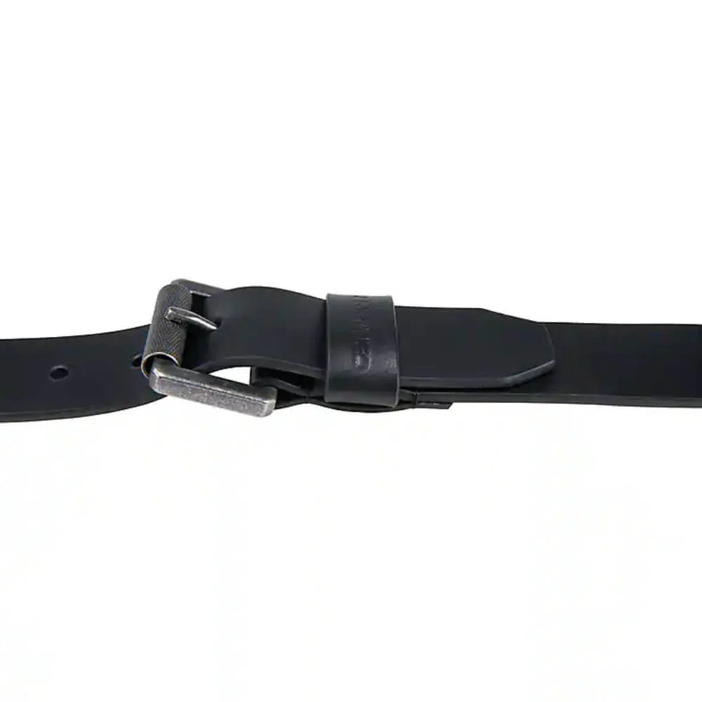 Carhartt Mens Bridle Leather Roller Buckle Belt Black - A0005562-001 - Image 3