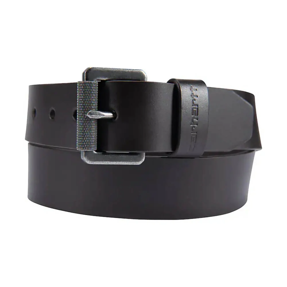 Carhartt Mens Bridle Leather Roller Buckle Belt Dark Brown - A0005562-201