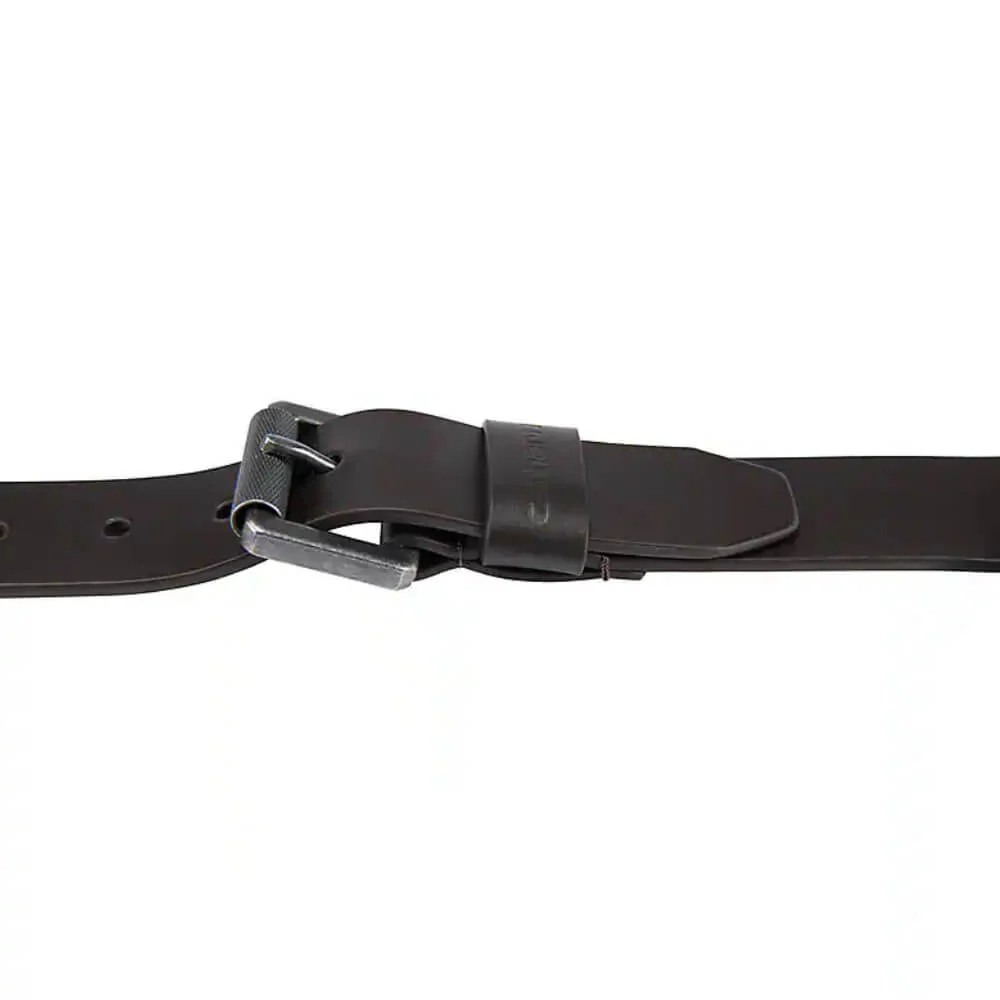 Carhartt Mens Bridle Leather Roller Buckle Belt Dark Brown - A0005562-201 - Image 3