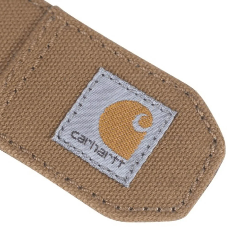 Carhartt Mens Canvas Duck Belt Dark Brown - A0005782-201 - Image 3