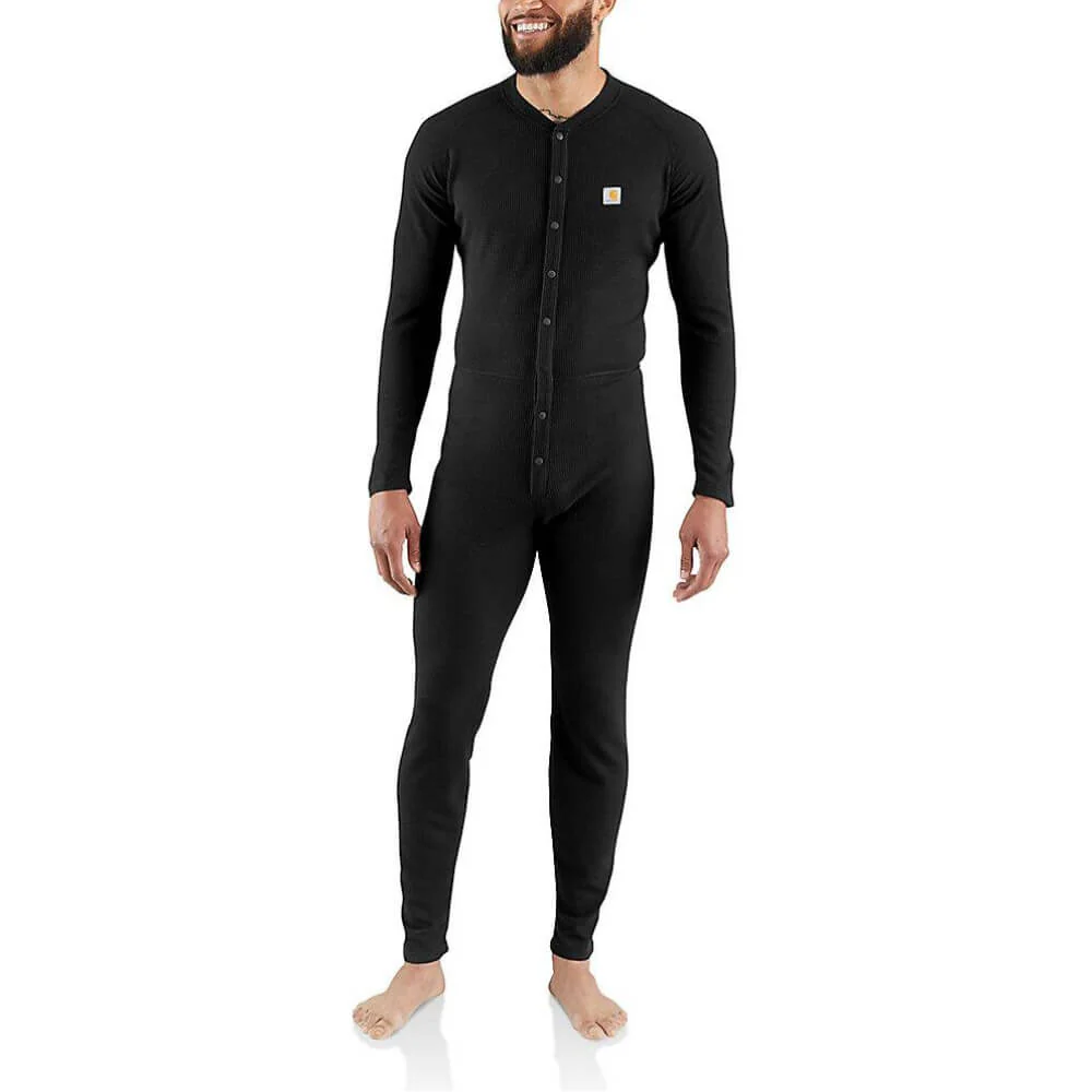Carhartt Mens Classic Cotton-Poly Union Work Suit Black - MUS130-BLK