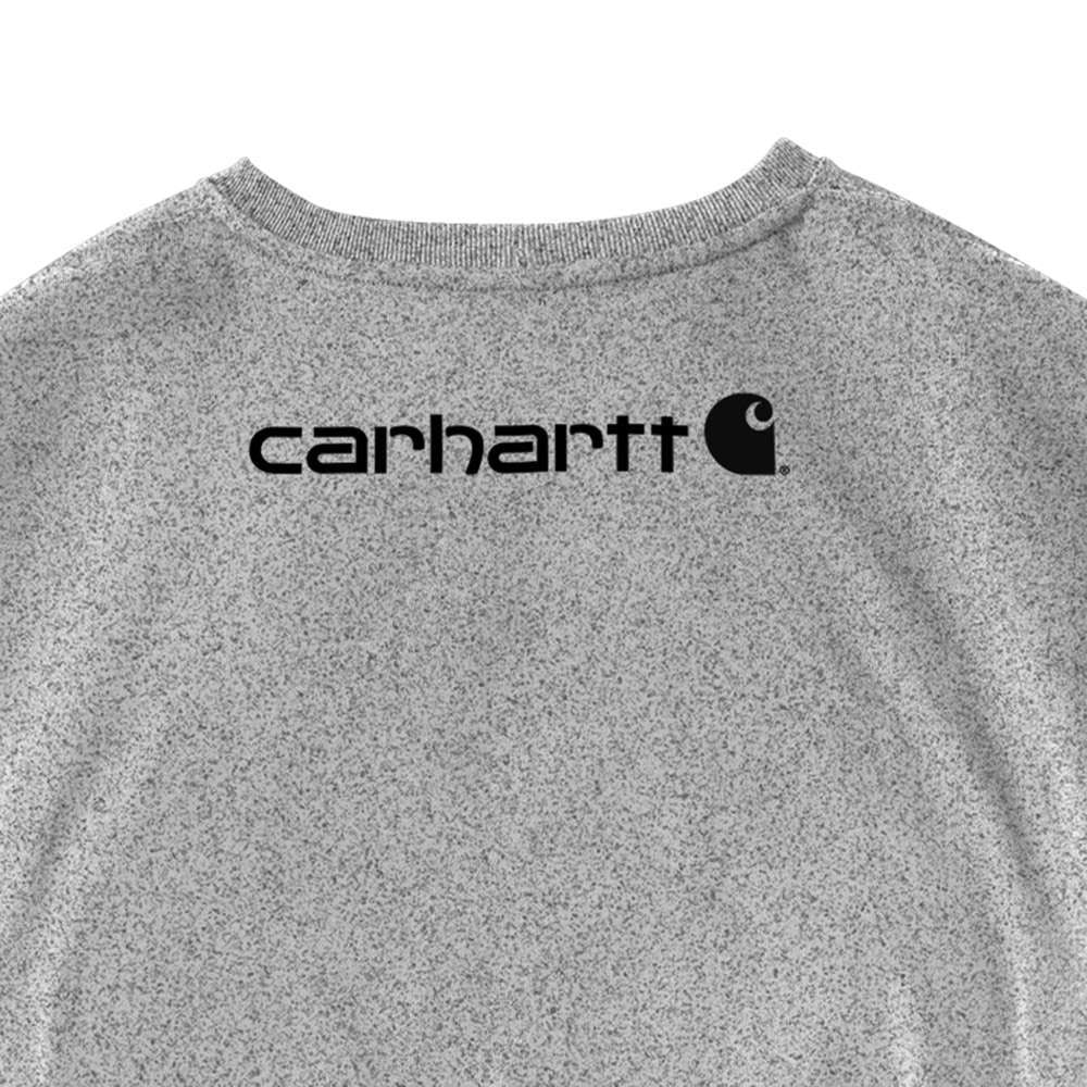 Carhartt Mens Dearborn Loose Long Sleeve T-Shirt Heather Grey - K231-HGY - Image 3