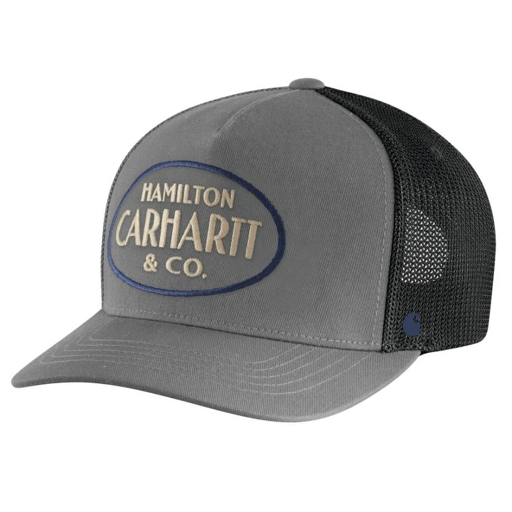 Carhartt Mens Hamilton Embroidered Cap Steel - 106740-STL
