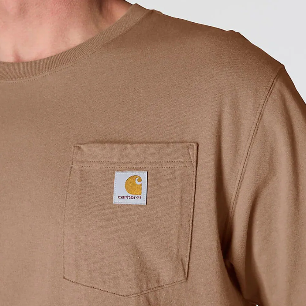 Carhartt Mens Iconic K87 Pocket T-Shirt Italian Clay - K87-Q98 - Image 5