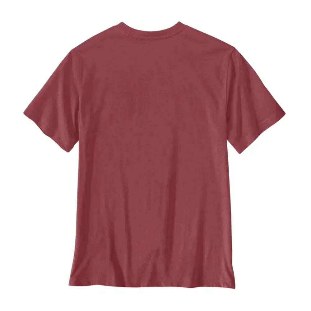 Carhartt Mens Irvine Relaxed Generations T-Shirt Amber - 107435-RE4 - Image 2