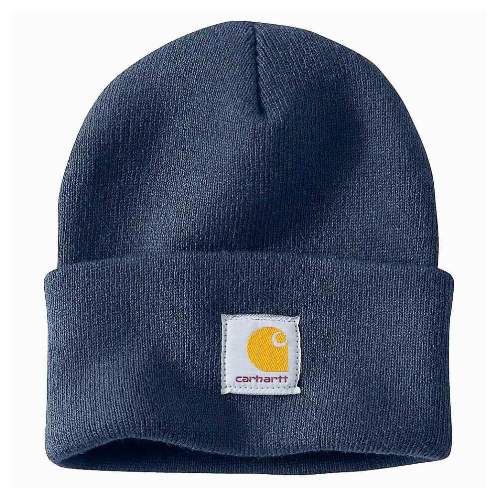 Carhartt Mens Knit Cuffed Beanie Navy - A18-NVY