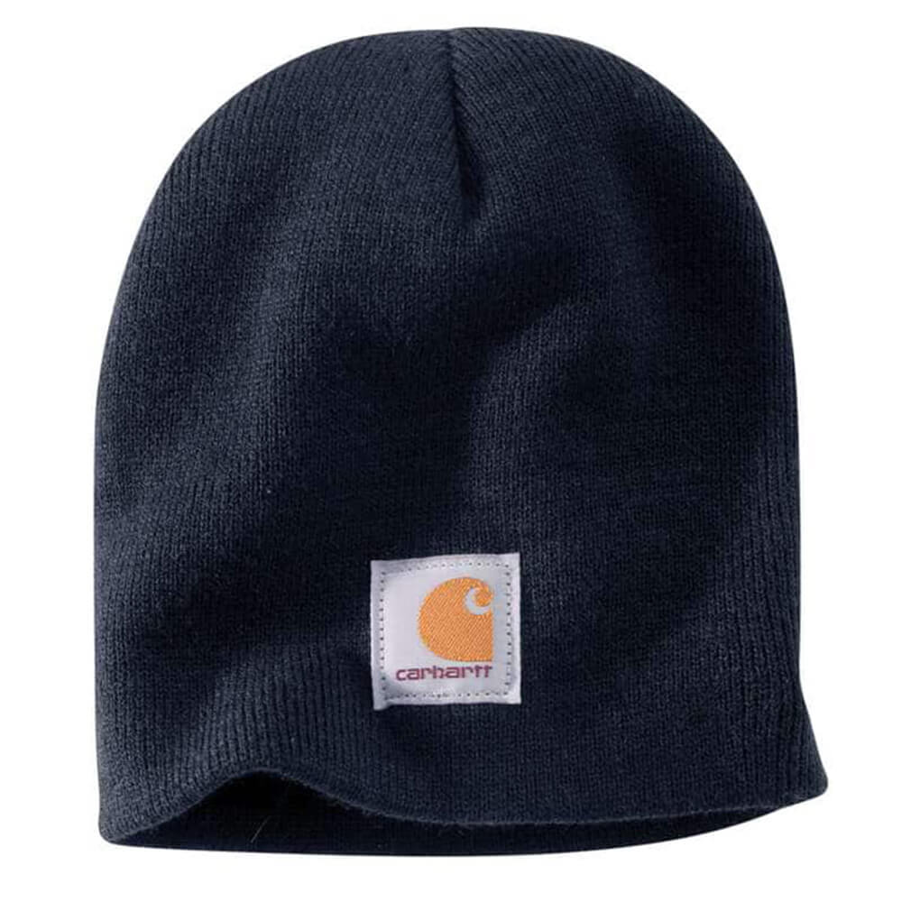 Carhartt Mens OFA Acrylic Work Beanie Navy - A205-NVY
