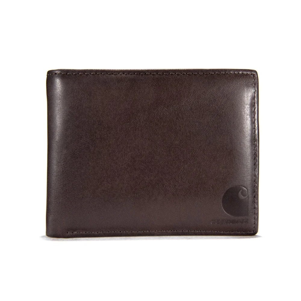 Carhartt Mens Oil Tan Leather Passcase Wallet - B0000658-201