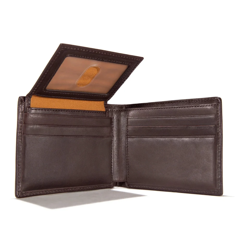 Carhartt Mens Oil Tan Leather Passcase Wallet - B0000658-201 - Image 4