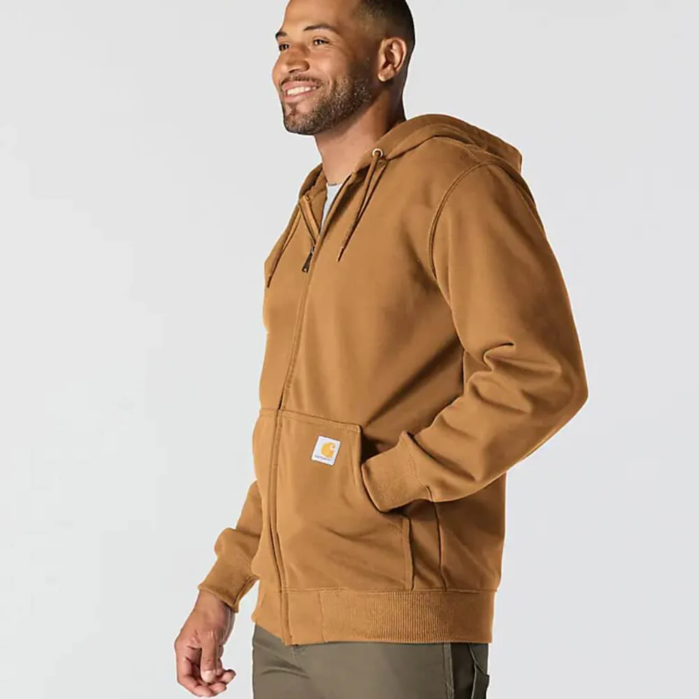Carhartt Mens Paxton Full Zip Sweatshirt Brown - 100614-BRN - Image 2