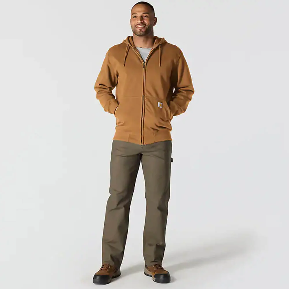 Carhartt Mens Paxton Full Zip Sweatshirt Brown - 100614-BRN - Image 4
