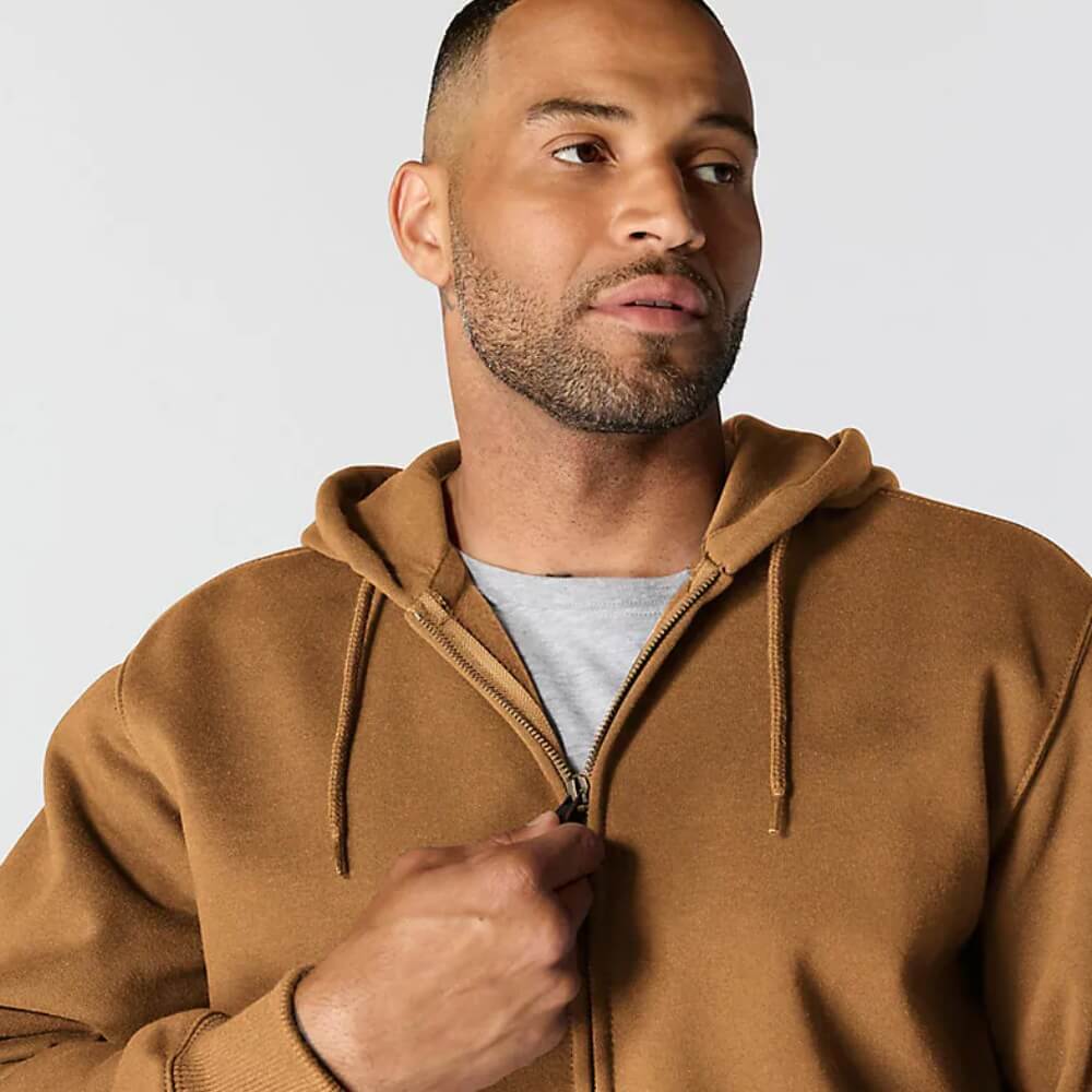 Carhartt Mens Paxton Full Zip Sweatshirt Brown - 100614-BRN - Image 5