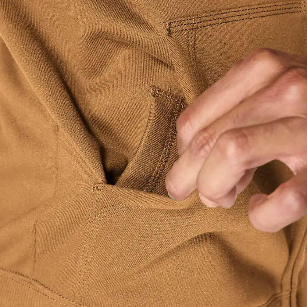 Carhartt Mens Paxton Full Zip Sweatshirt Brown - 100614-BRN - Image 7
