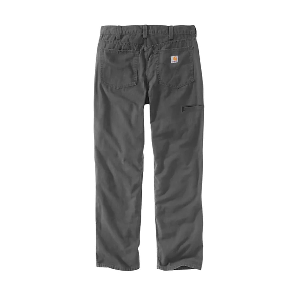 Carhartt Mens Flex Relaxed Straight Rigby Canvas Work Pants Gravel - 102517-039 - Image 3