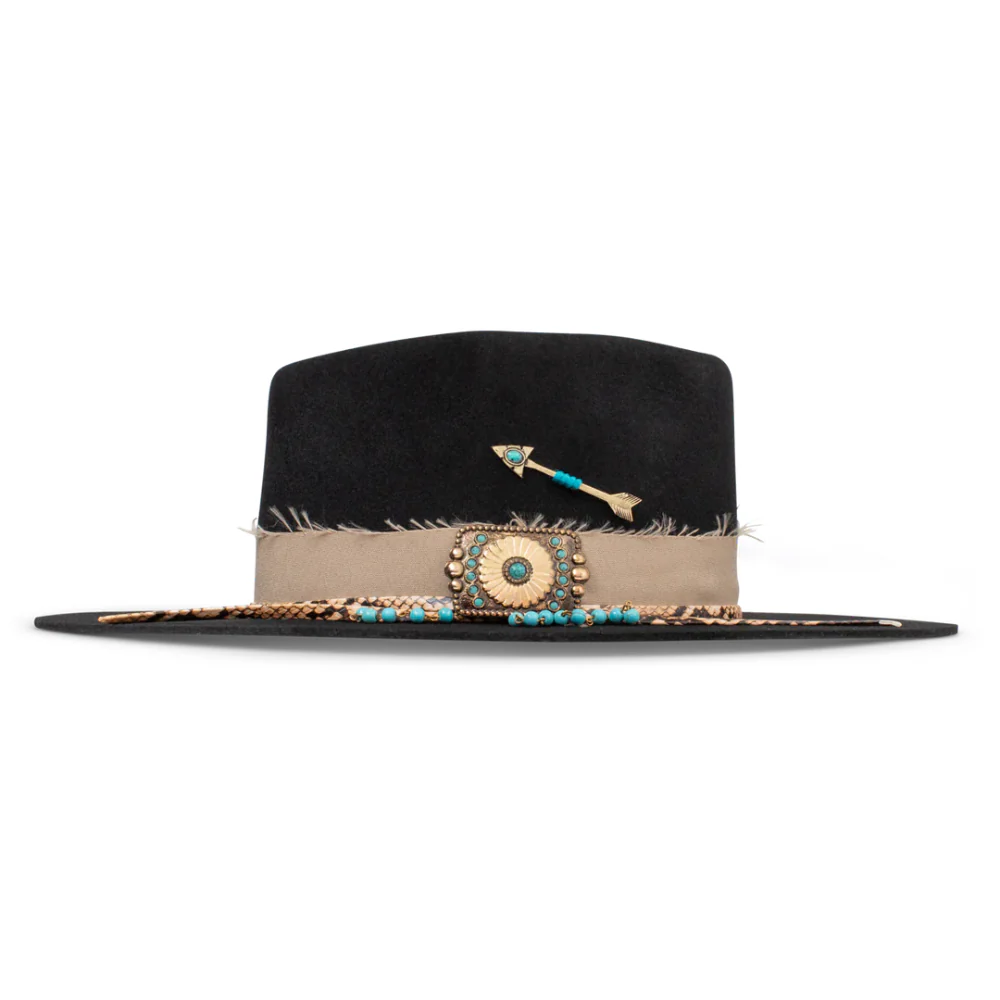 Charlie 1 Horse x Lainey Wilson Girls Lucky Me Jr Felt Hat - CWLKYM03JR-07 - Image 4