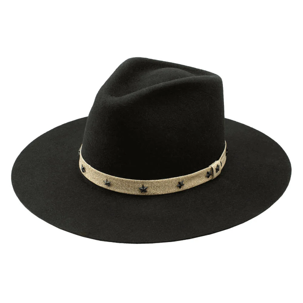 Charlie 1 Horse x Lainey Wilson Womens Fly Me To The Stars Felt Hat Black - CWFMTS40-07 - Image 2