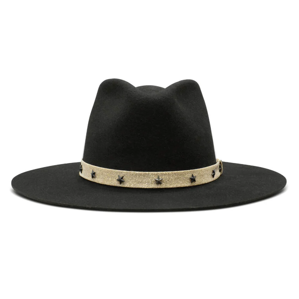 Charlie 1 Horse x Lainey Wilson Womens Fly Me To The Stars Felt Hat Black - CWFMTS40-07 - Image 4