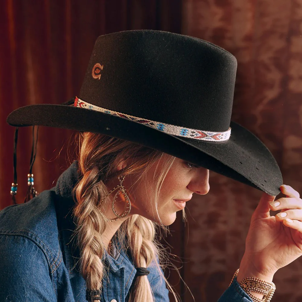 Charlie 1 Horse x Lainey Wilson Womens Wild Horses Felt Hat - CWWHRS15-07