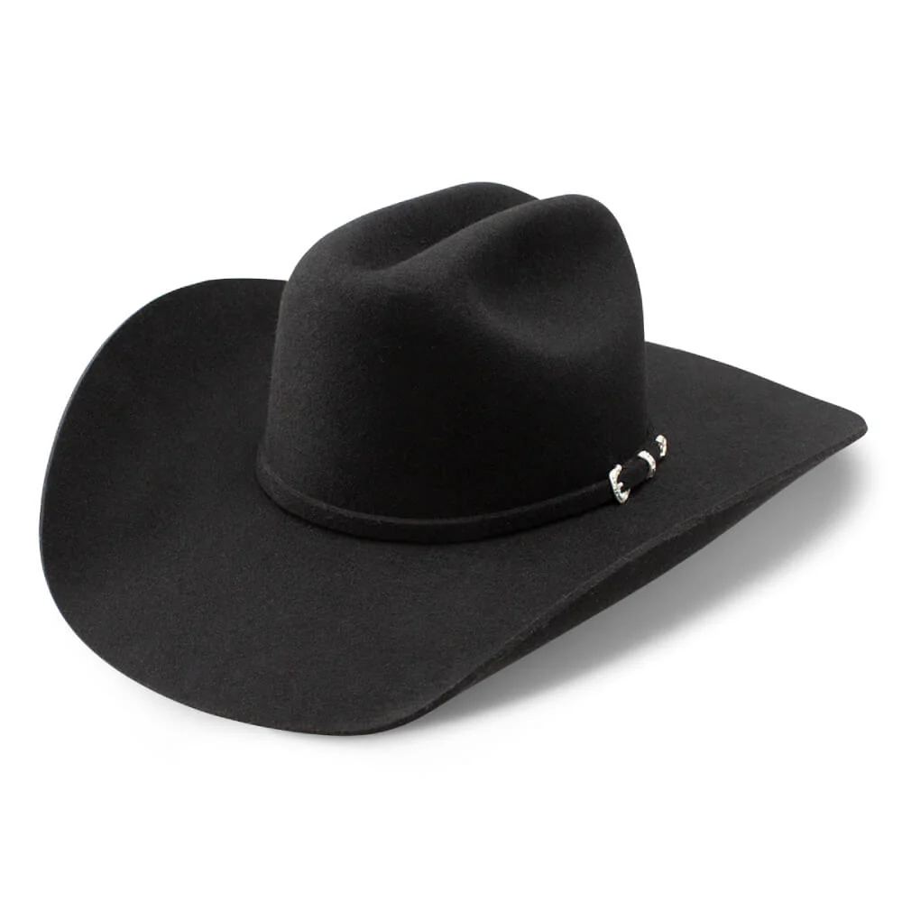 Charlie 1 Horse Womens The Cowgirl Felt Hat Black - CWCWHT72-07 - Image 2