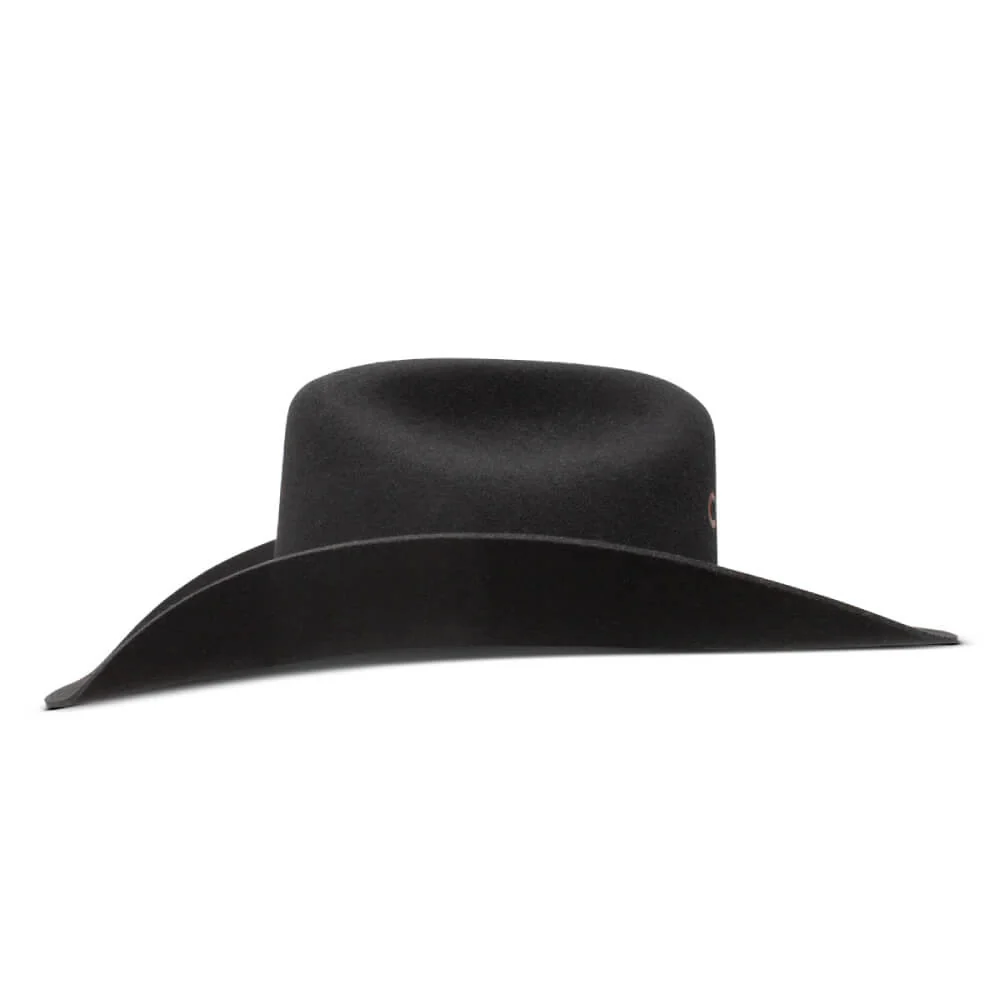 Charlie 1 Horse Womens The Cowgirl Felt Hat Black - CWCWHT72-07 - Image 4