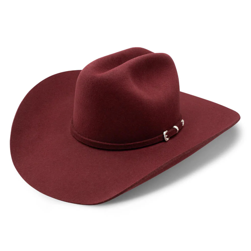 Charlie 1 Horse Womens The Cowgirl Hat Felt Hat Cranberry - CWCWHT72-KR - Image 2