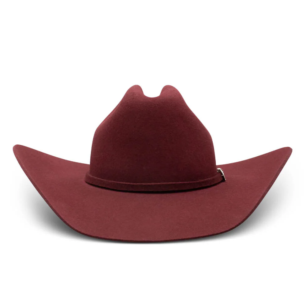Charlie 1 Horse Womens The Cowgirl Hat Felt Hat Cranberry - CWCWHT72-KR - Image 4