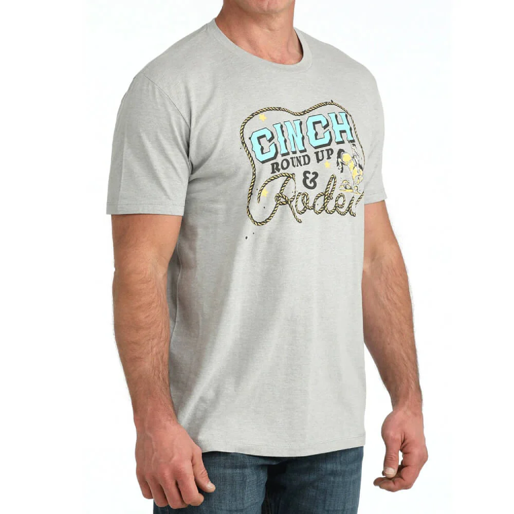 Cinch Mens Graphic T-Shirt Grey - MTT1690715-GRY - Image 2