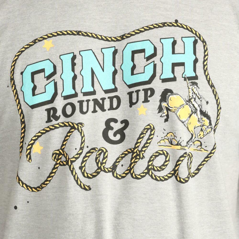 Cinch Mens Graphic T-Shirt Grey - MTT1690715-GRY - Image 3