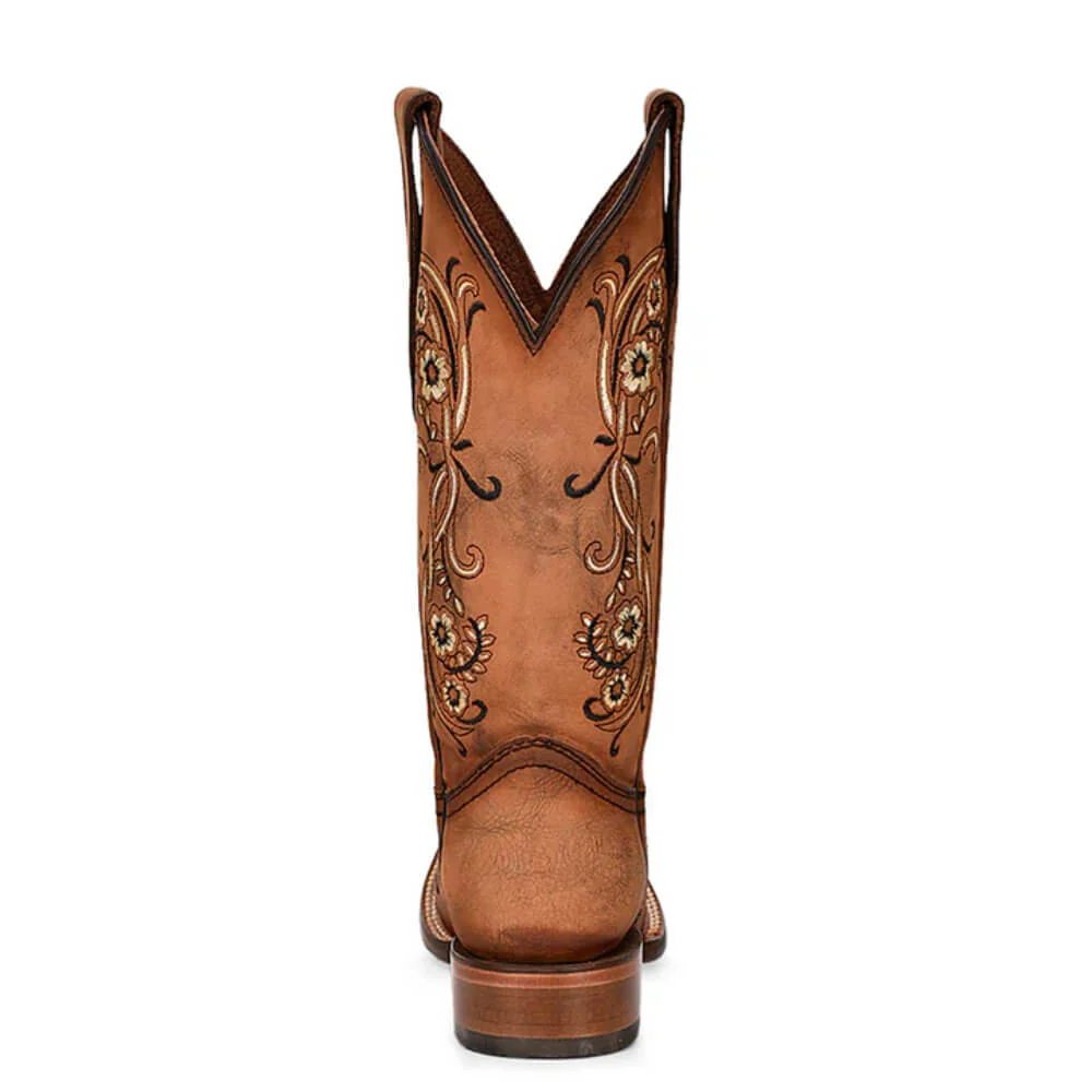Circle G Corral Womens Floral Cowboy Boots Sand - L2063 - Image 4