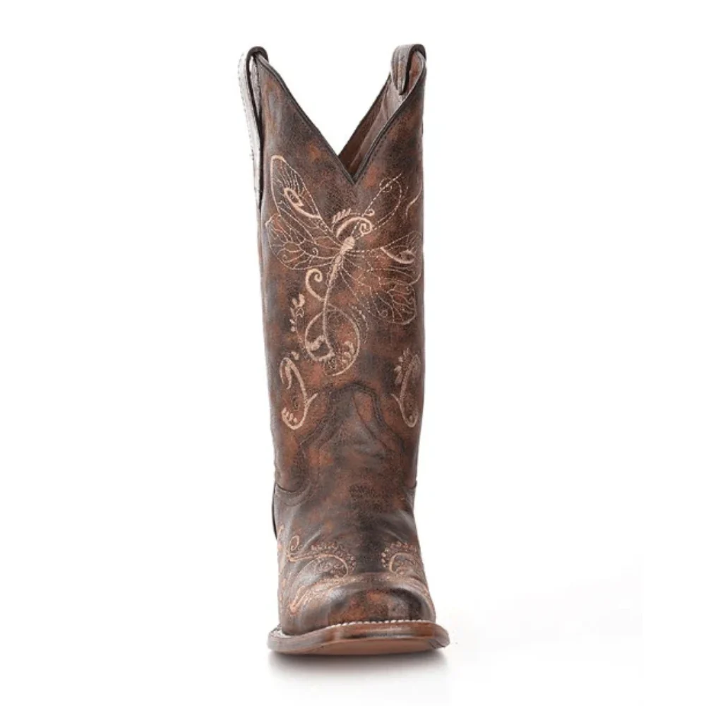 Circle G Corral Womens Distressed Brown Western Boots - L5079 - Image 2