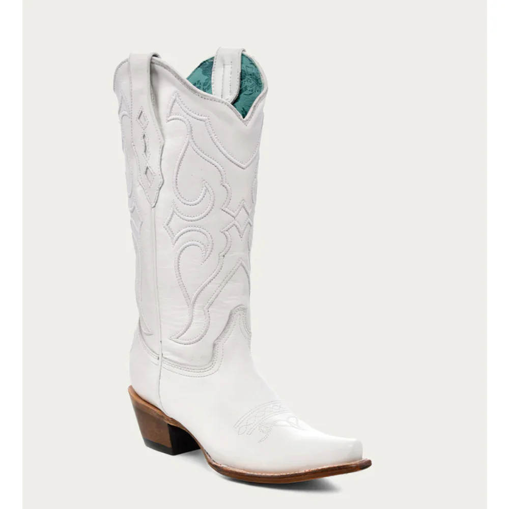 Corral Womens Classic White Western Boots - Z5046 - Image 2