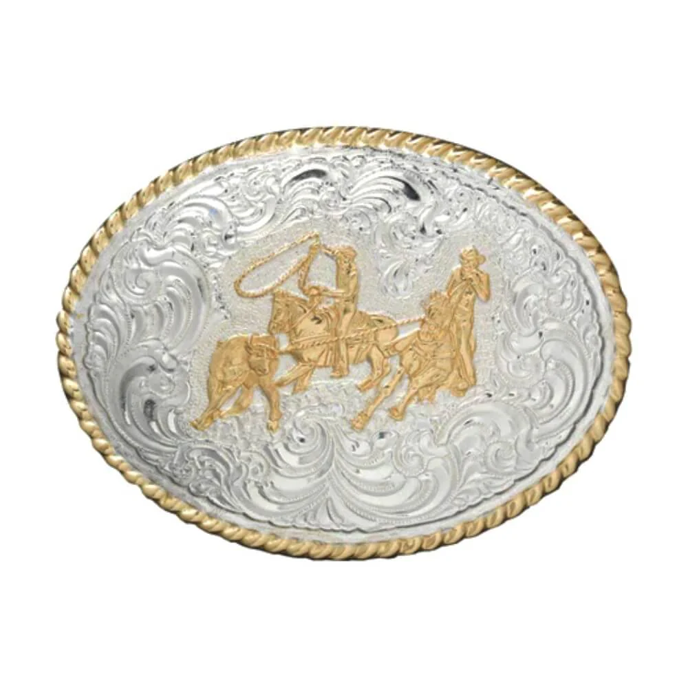 Crumrine Mens Team Roper Buckle - C01580