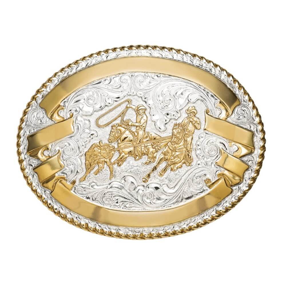 Crumrine Mens Team Roper Buckle - C02094