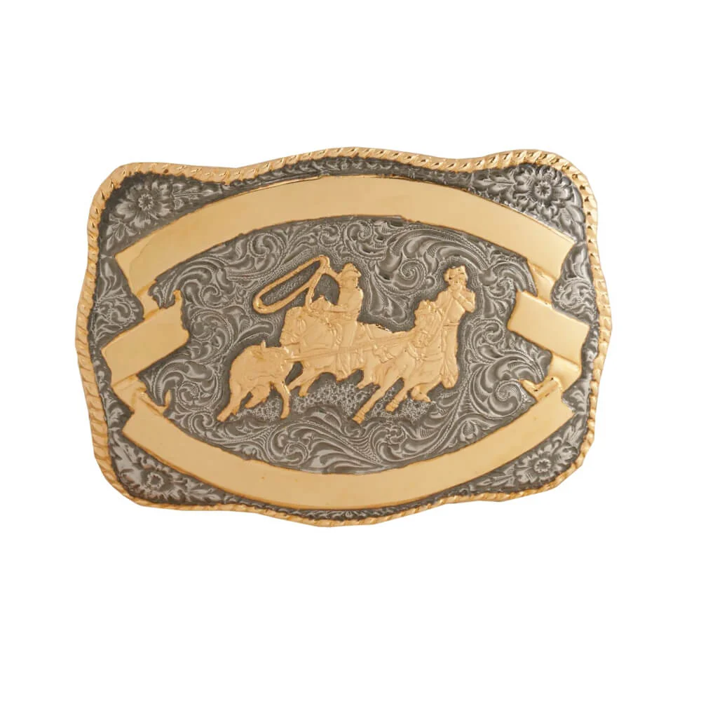Crumrine Mens Team Roper Buckle - C04611
