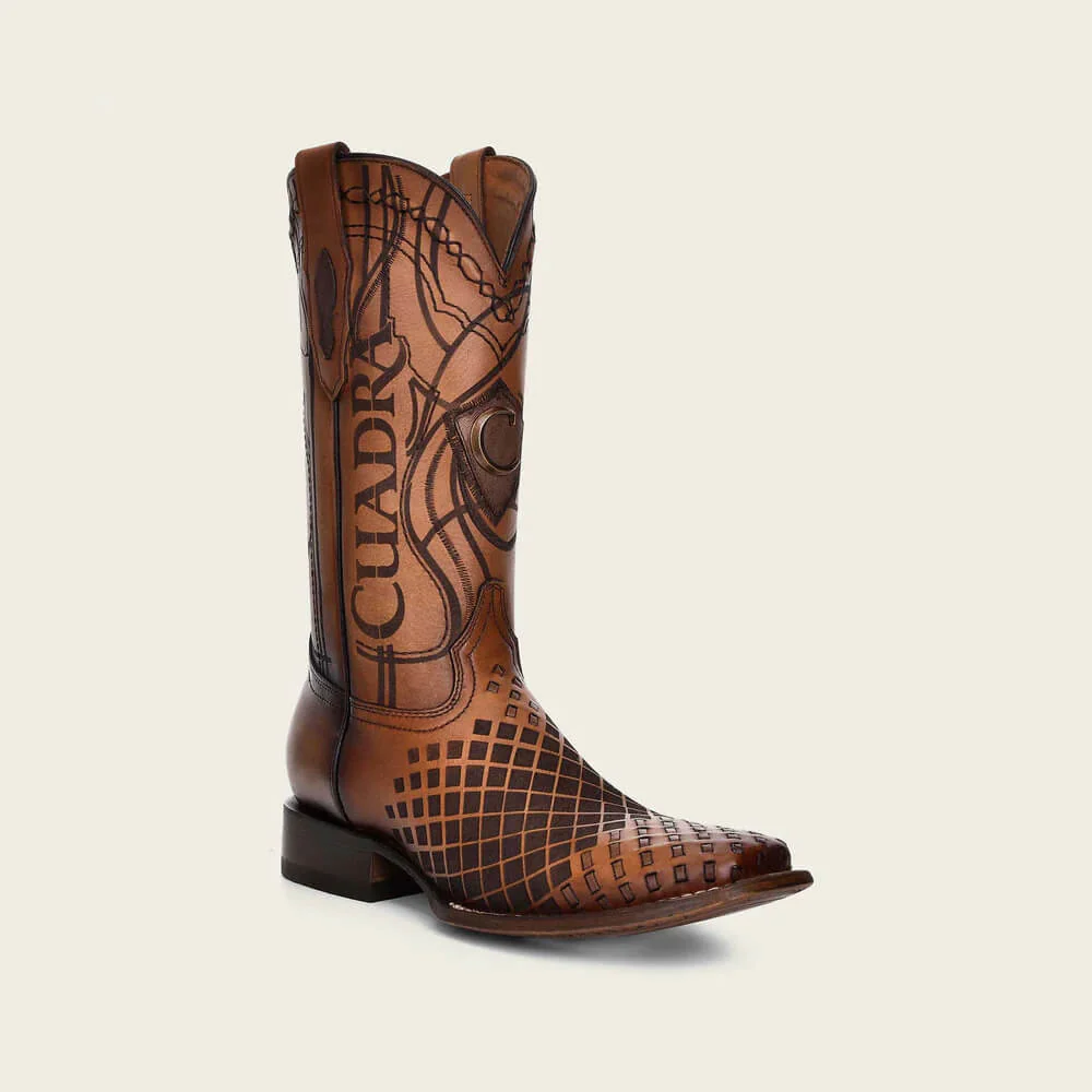 Cuadra Mens Genuine Bovine Leather Western Boots - CU500 - Image 2