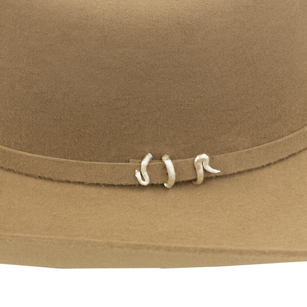 Cuadra Mens 5X Python Felt Hat - CF0502PYTH-FAWN - Image 5