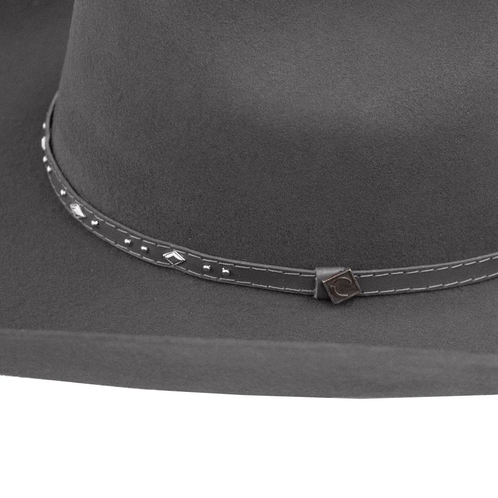 Cuadra Mens 4X Rider Felt Hat - CF0404RIDR-GRAN - Image 6