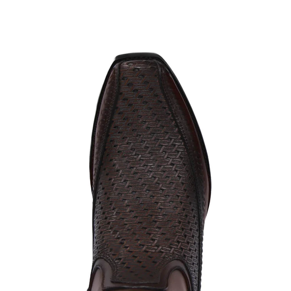 Cuadra Mens Western Boots Honey/Brown - CU933 - Image 7