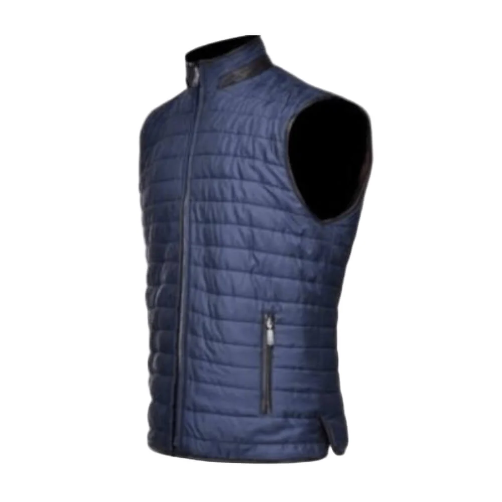 Cuadra Mens Zipper Vest Brown - JC105 - Image 4