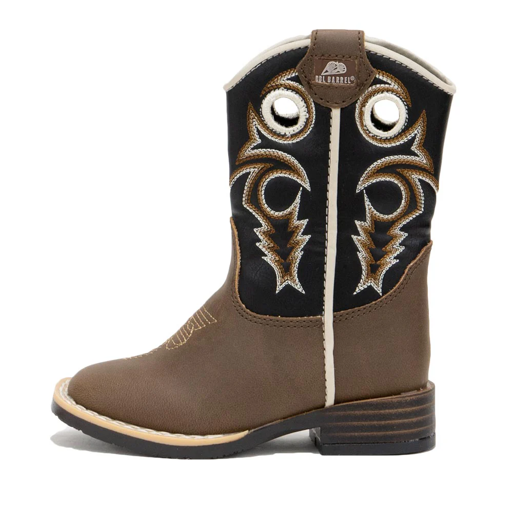 DBL Barrel Kids Trace Western Boots (Sizes: 4 - 8) - 4419202 - Image 2