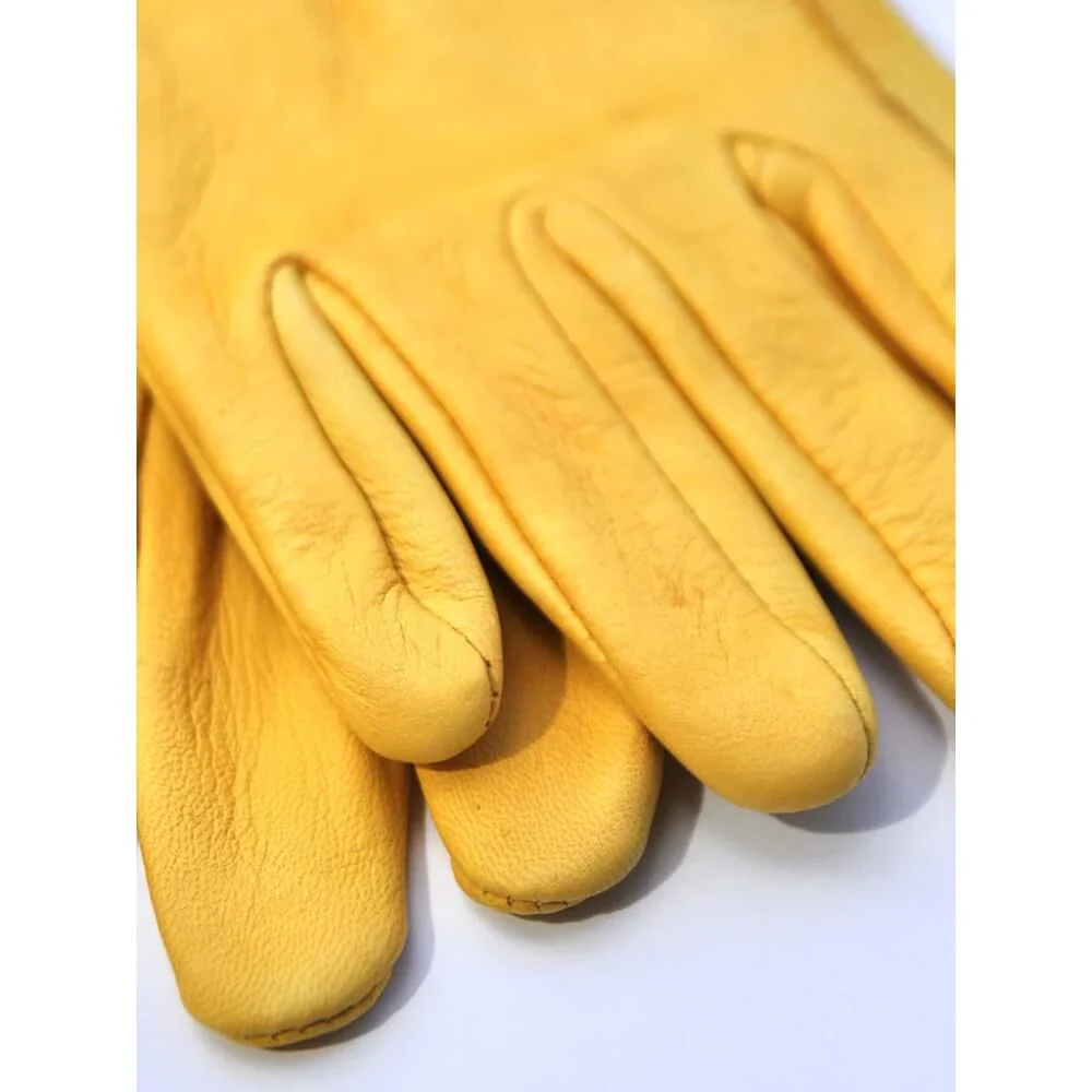HD Xtreme Tan Deerskin Leather Gloves - H2110408 - Image 2